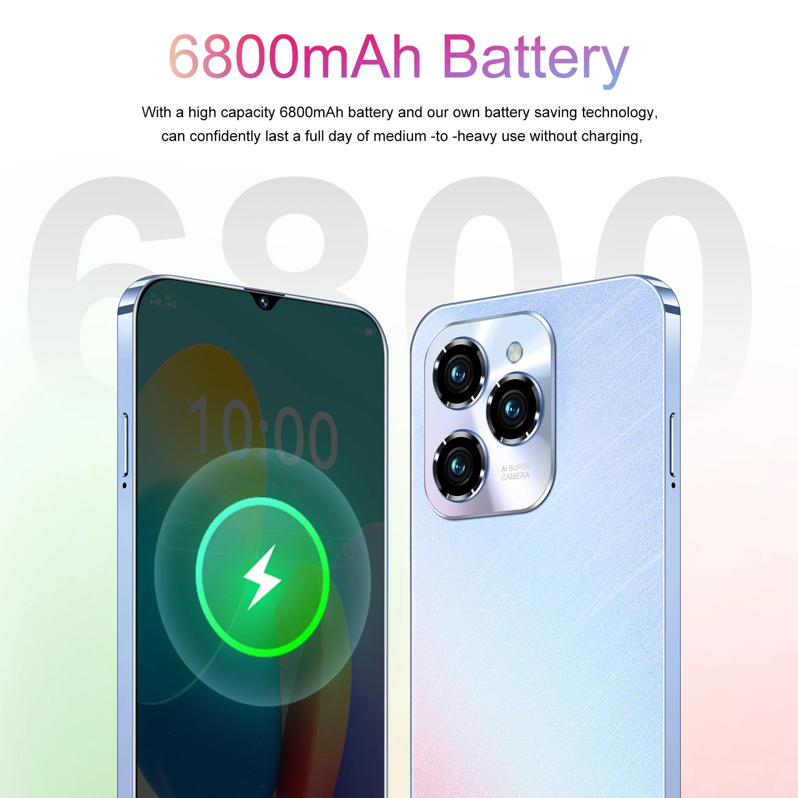 HOT 40 Pro smartphone 6.8 HD Android Mobile