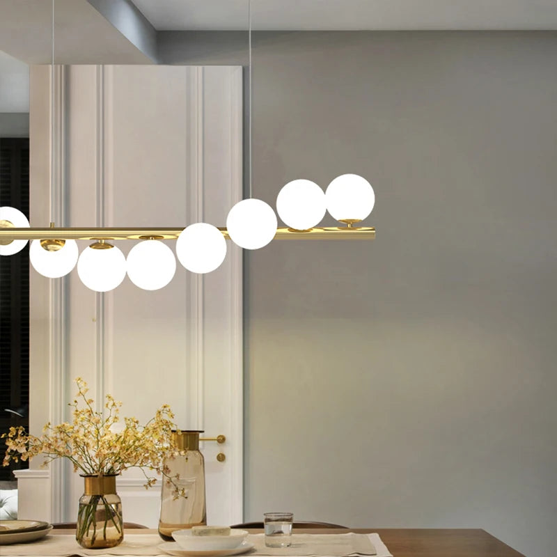 Nordic Glass ball Pendant Lights For Dining room and Kitchen