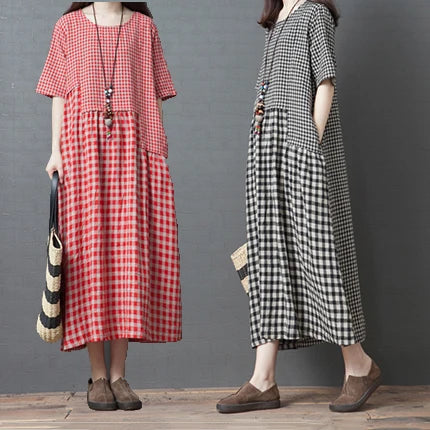 Short Sleeve Loose Summer Dress
