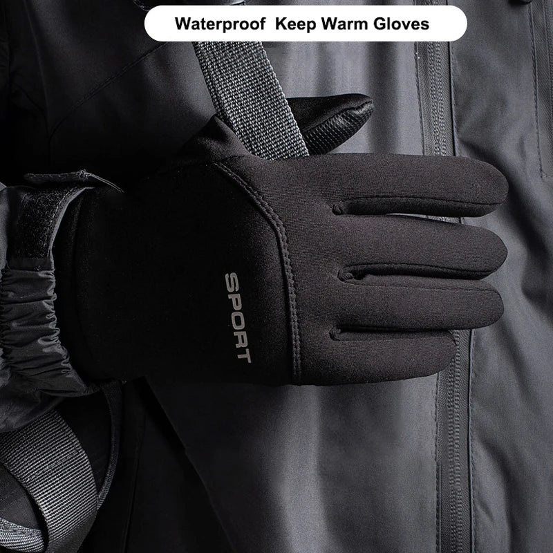 Winter Outdoor Sports Ski Gloves Windproof Waterproof