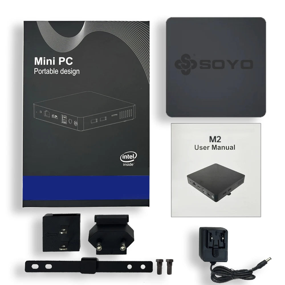 SOYO M2 Mini PC Intel  6G RAM 64G/128G ROM
