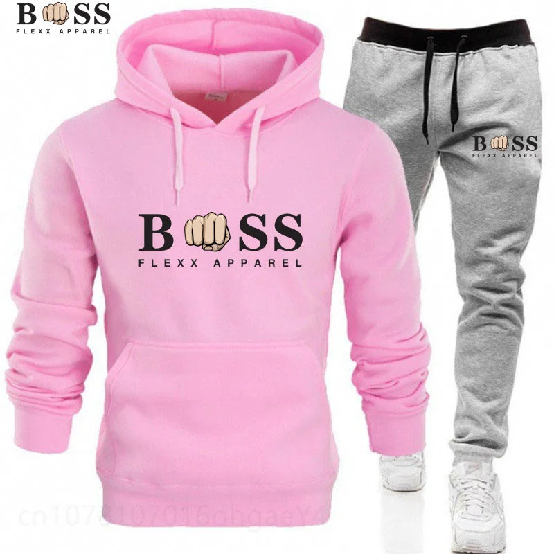 New Autumn Winter Men Women Tracksuit Hoodies + Pants