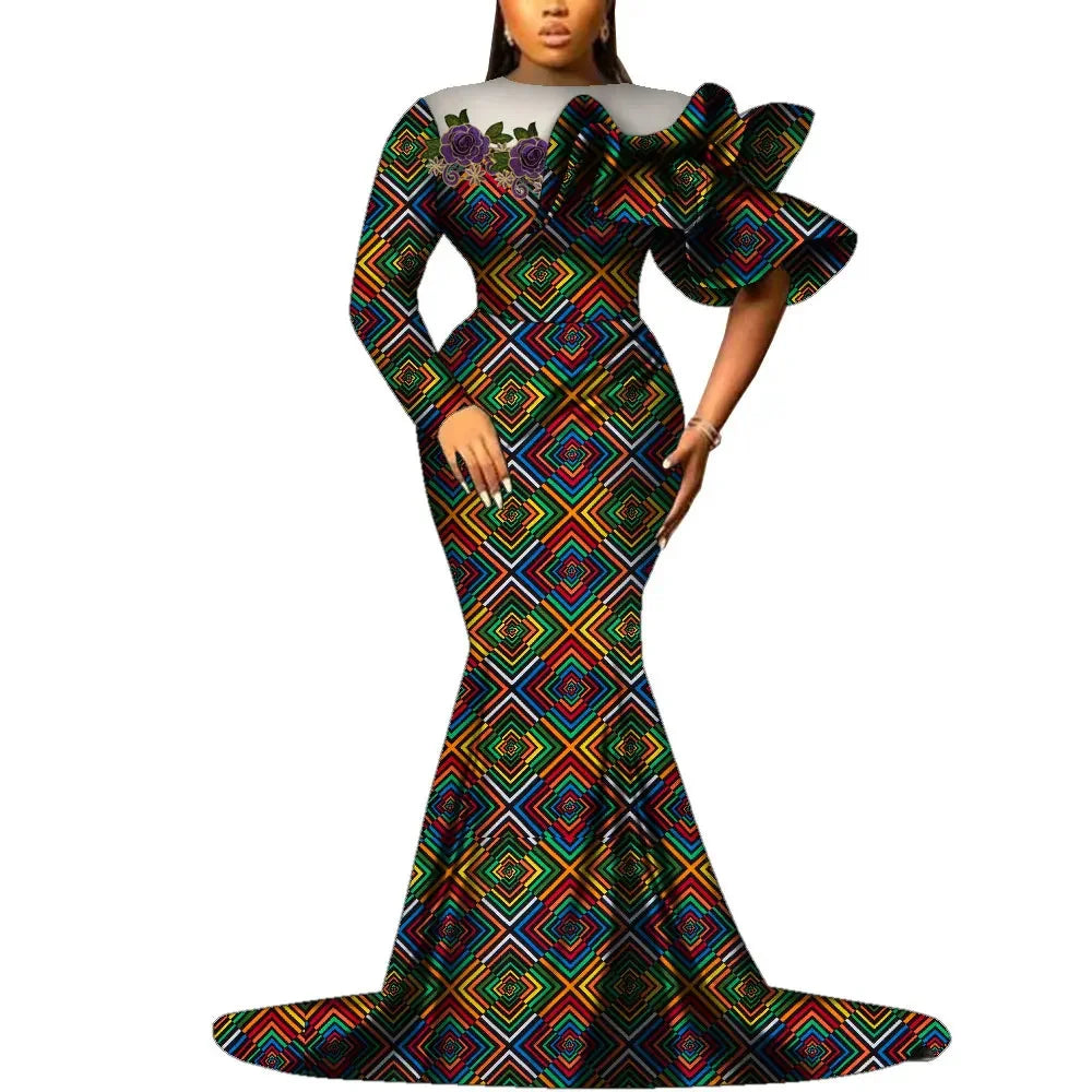 African Wedding Dresses for Women Luxury with Corsage