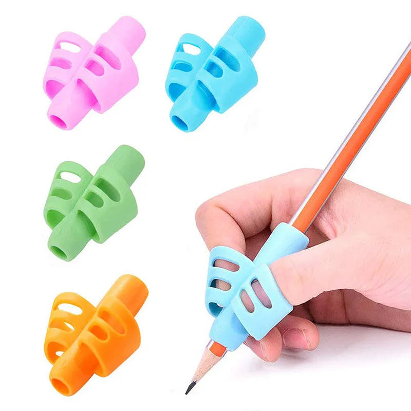Silicone Pencil Holder Two Fingers Children Writing Training Tool