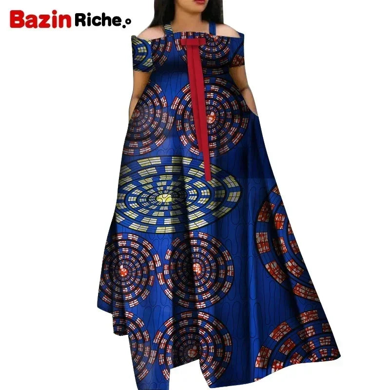 Stock Size Low Price African Tops and Skirt Set for Women