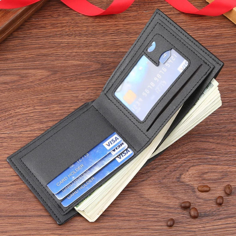 Mens Short Wallet  Soft Leather