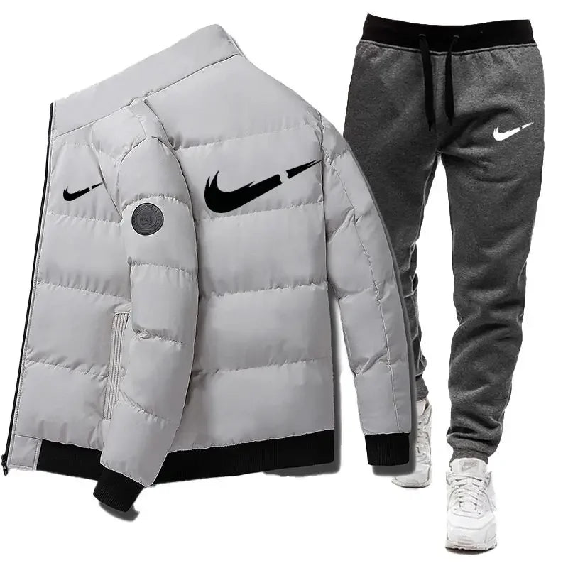 Winter Casual Men's Sports Set Set Letter Printed Fashion
