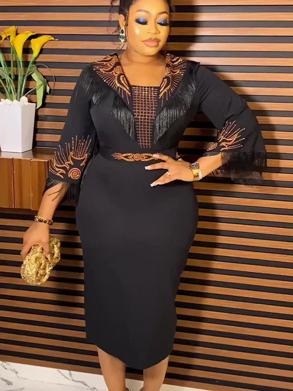 African Dresses for Women Plus Size Lady Africa Clothes