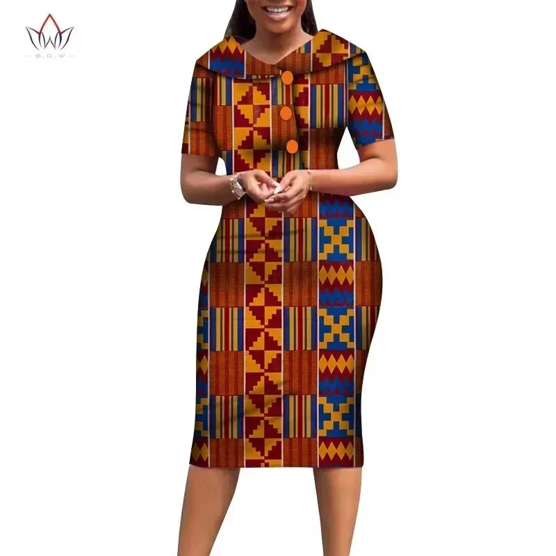 Stock Size Low Price African Tops and Skirt Set for Women