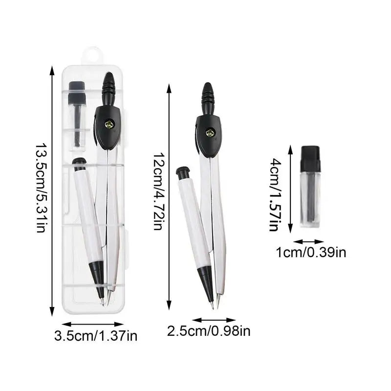 Simple Pratical Pfofessional Compass Set Math Geometry