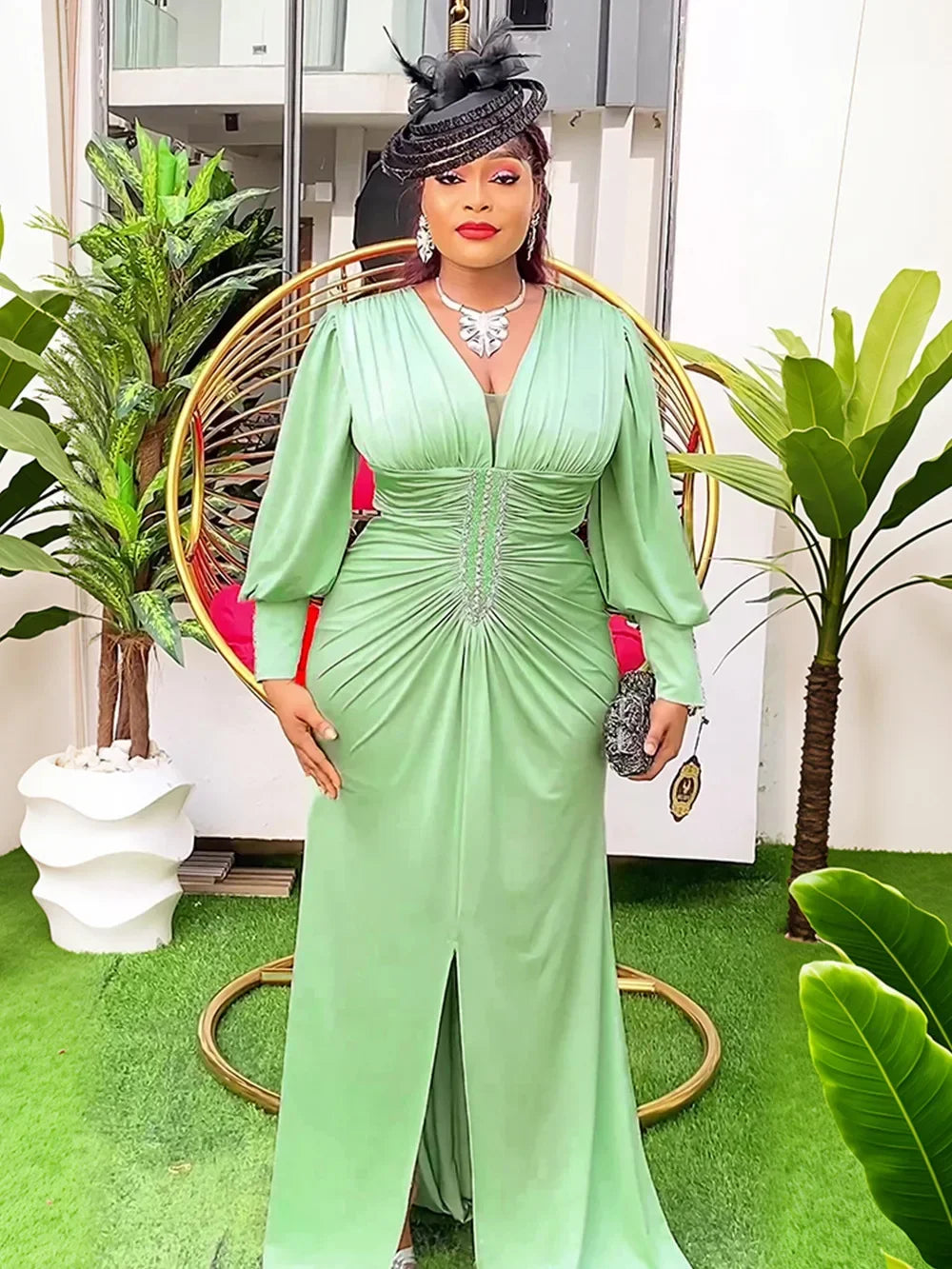 African Party Dresses for Women Plus Size Fashion Dashiki Ankara