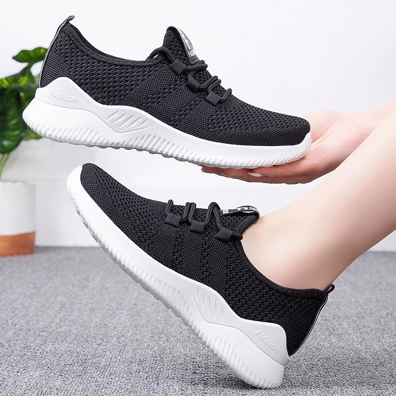 Women Air Mesh Breathable Walking Sneakers