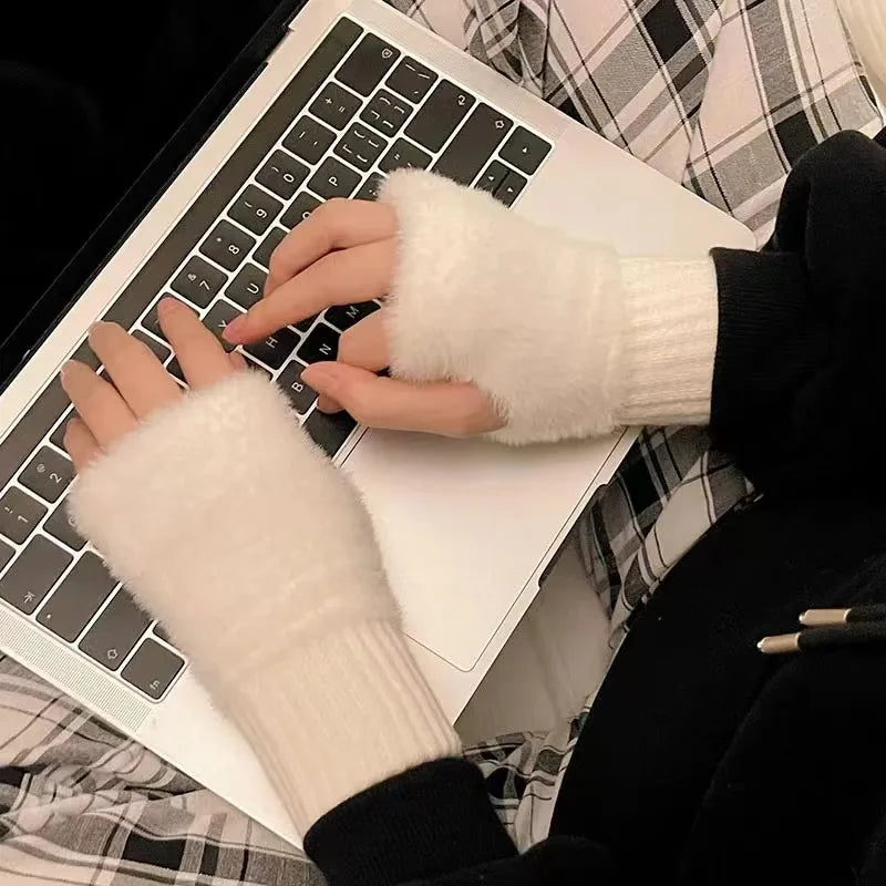 Half Finger Gloves for Women's