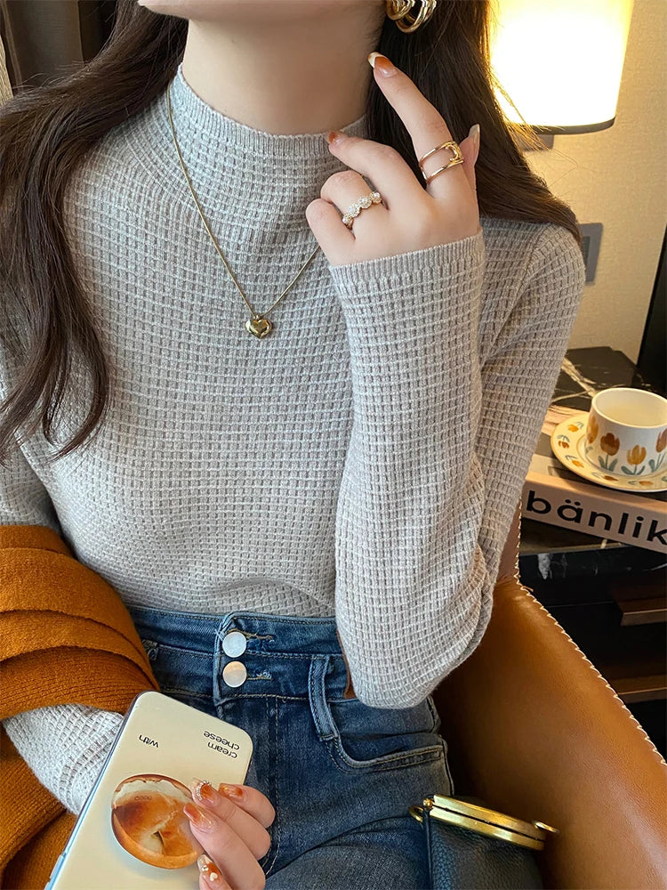 Women Autumn Winter Turtleneck Sweater