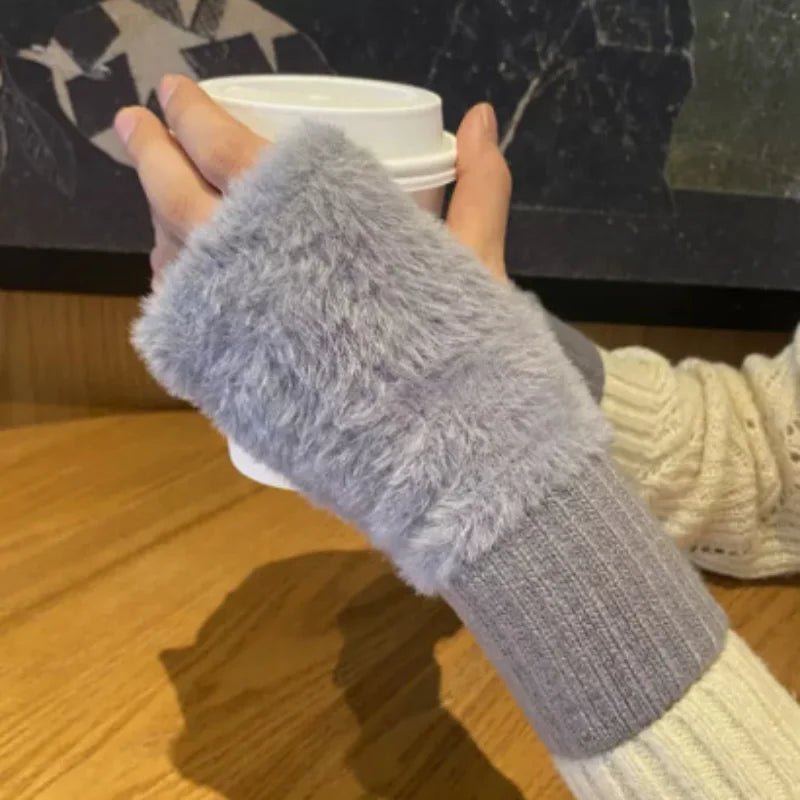 Half Finger Gloves for Women's