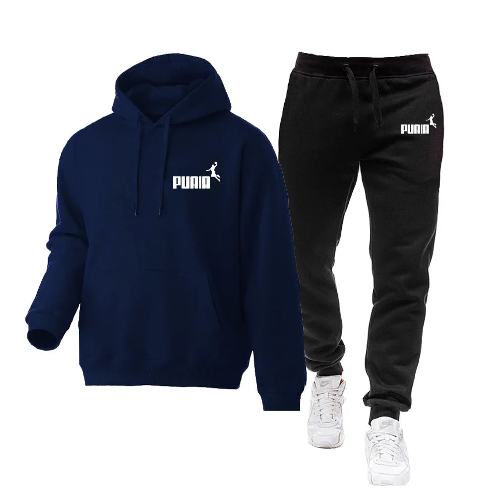 Sweater Male Set Sport Pants Men's Tracksuit Women Sports