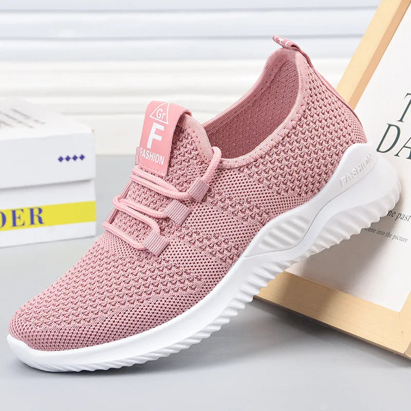 Women Air Mesh Breathable Walking Sneakers