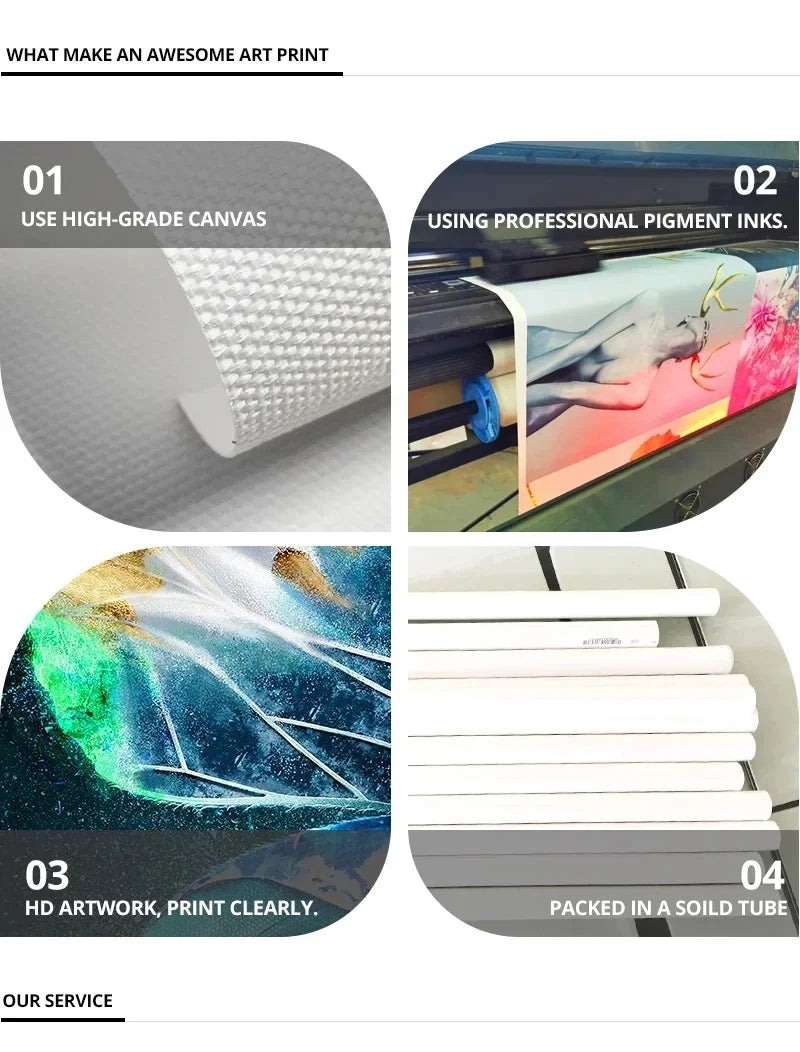 Black and White Abstract Geometric 3 Pieces/Set