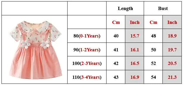 Baby Girl Dress Doll Collar Princess