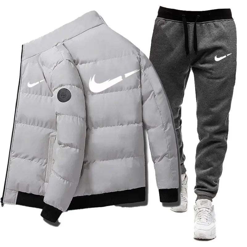 Winter Casual Men's Sports Set Set Letter Printed Fashion