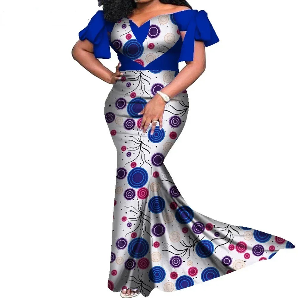 Stock Size Low Price African Tops and Skirt Set for Women