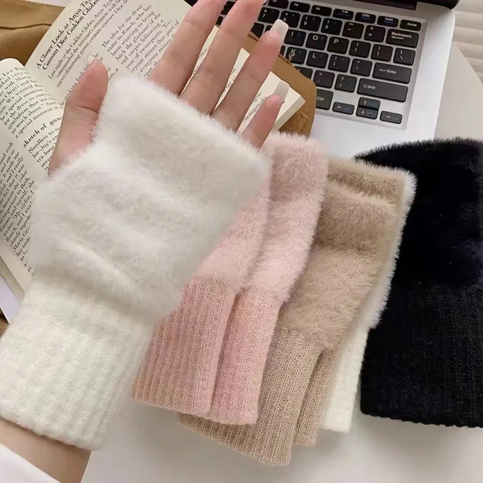 Half Finger Gloves for Women's