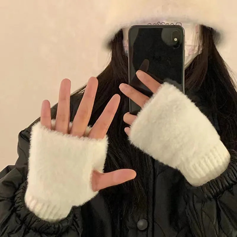 Half Finger Gloves for Women's