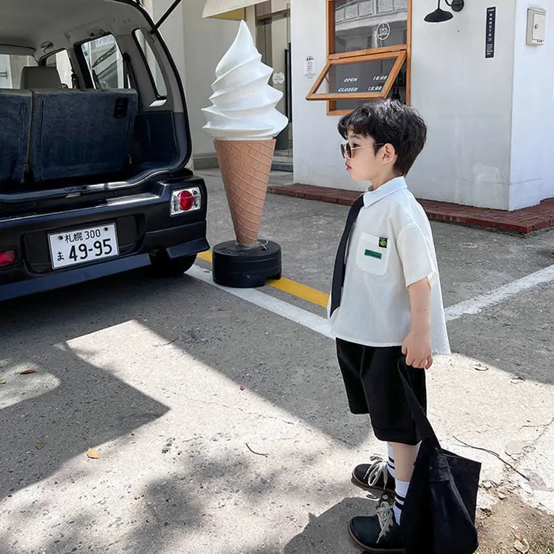 Summer Teenage Boy Clothes Boys for Korean school Casual