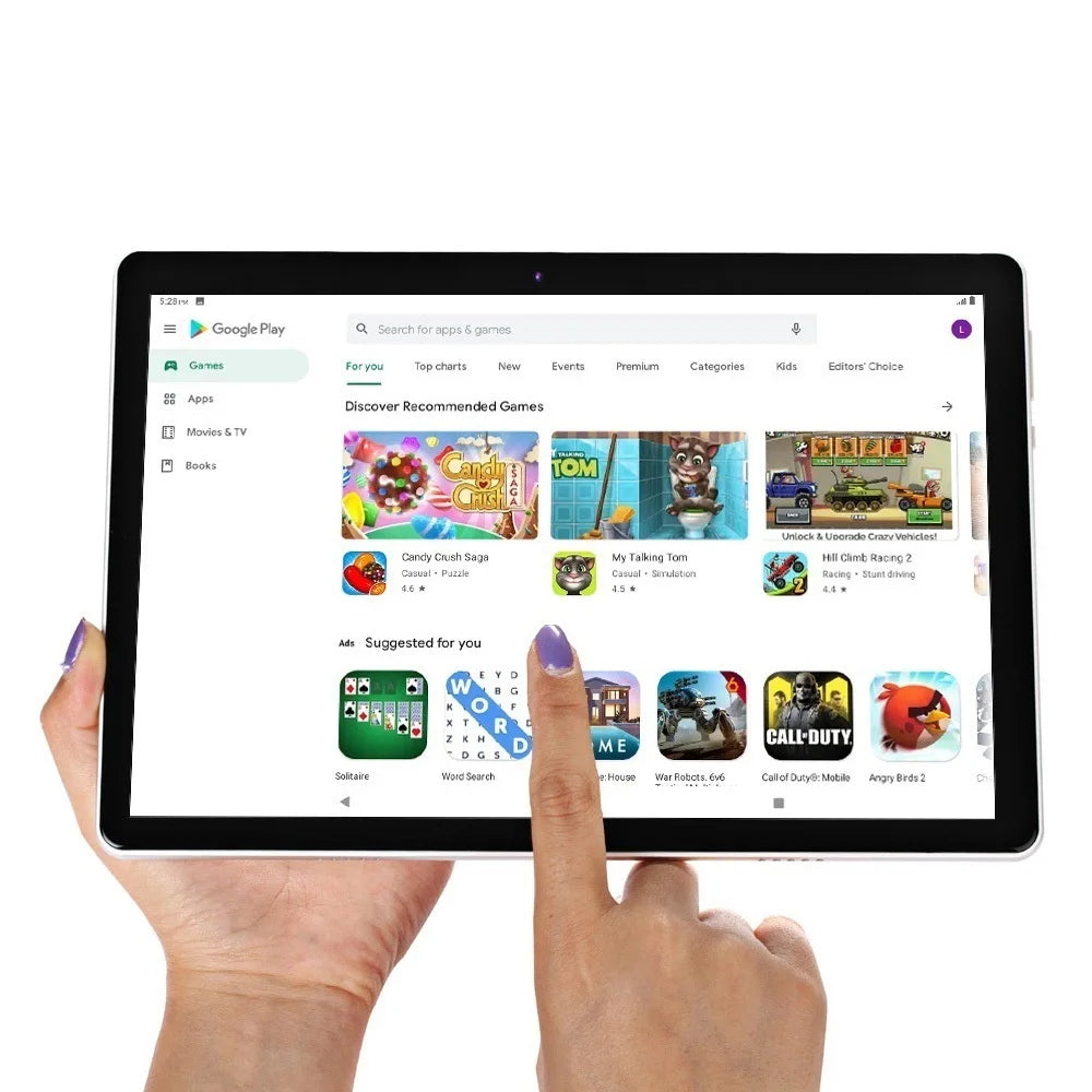 10.1 Inch Android Tablet Pc Google Play Dual Cameras