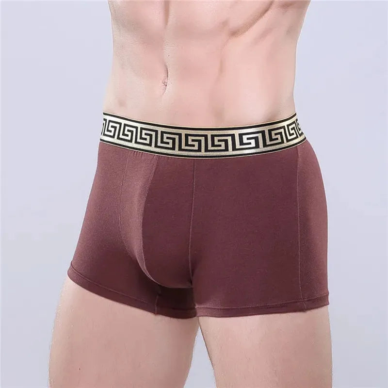 Men's Underwear Cotton Wedding Red  Boxer  For Men