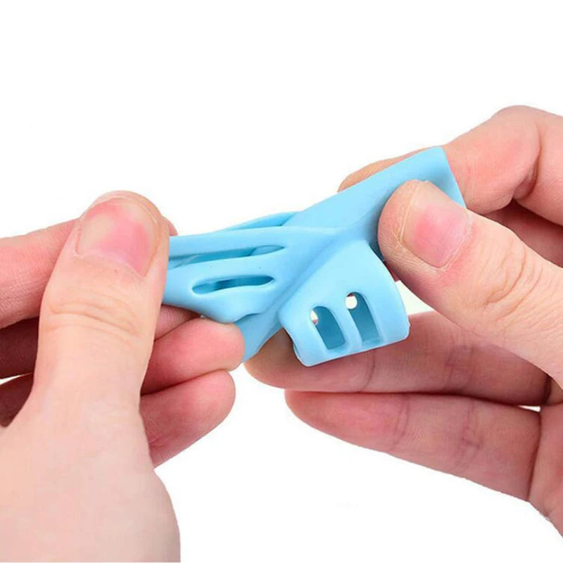 Silicone Pencil Holder Two Fingers Children Writing Training Tool