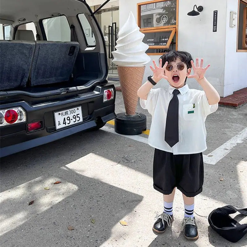 Summer Teenage Boy Clothes Boys for Korean school Casual