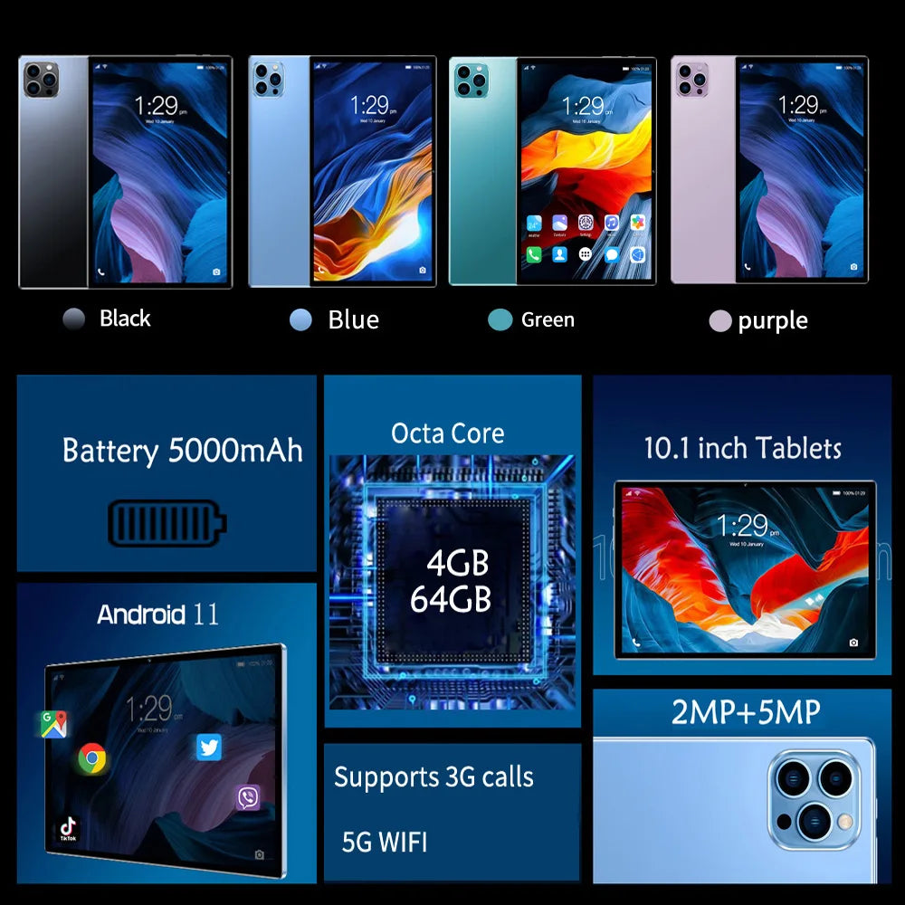 Global Edition 10.1-inch octa-core Android