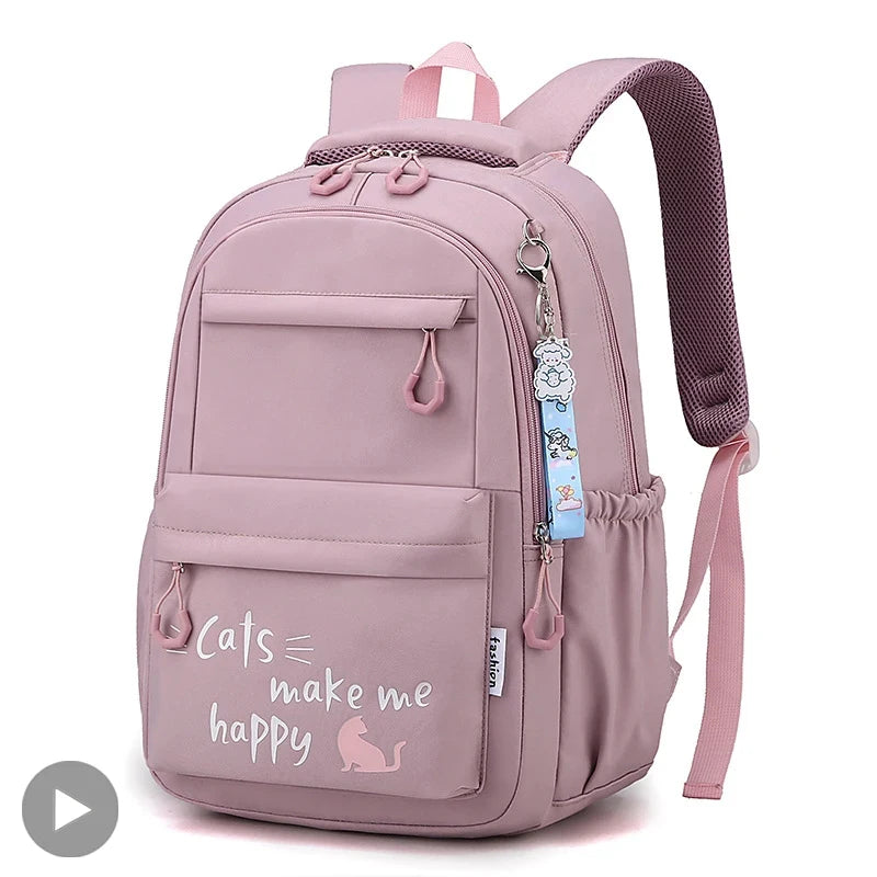 Girl School Bag Backpack Back Pack For Teenager Women