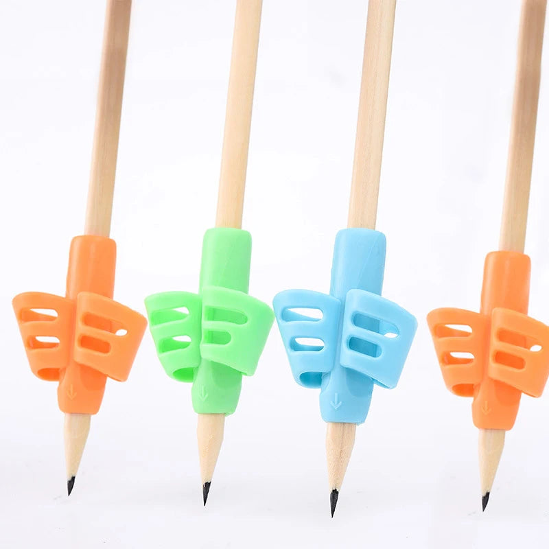 Silicone Pencil Holder Two Fingers Children Writing Training Tool