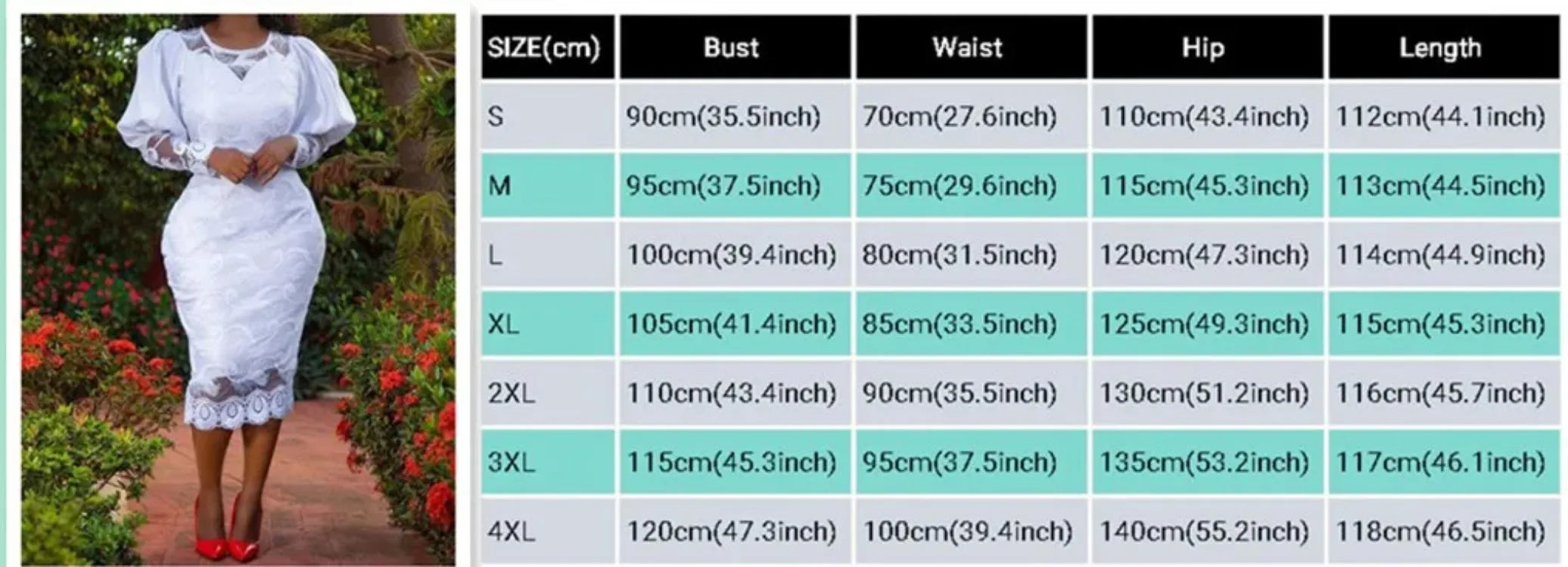 Lantern Sleeve Embroidery White Lace Bodycon Dress