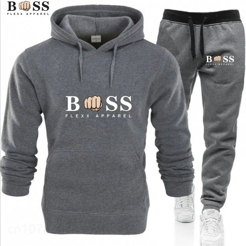 New Autumn Winter Men Women Tracksuit Hoodies + Pants