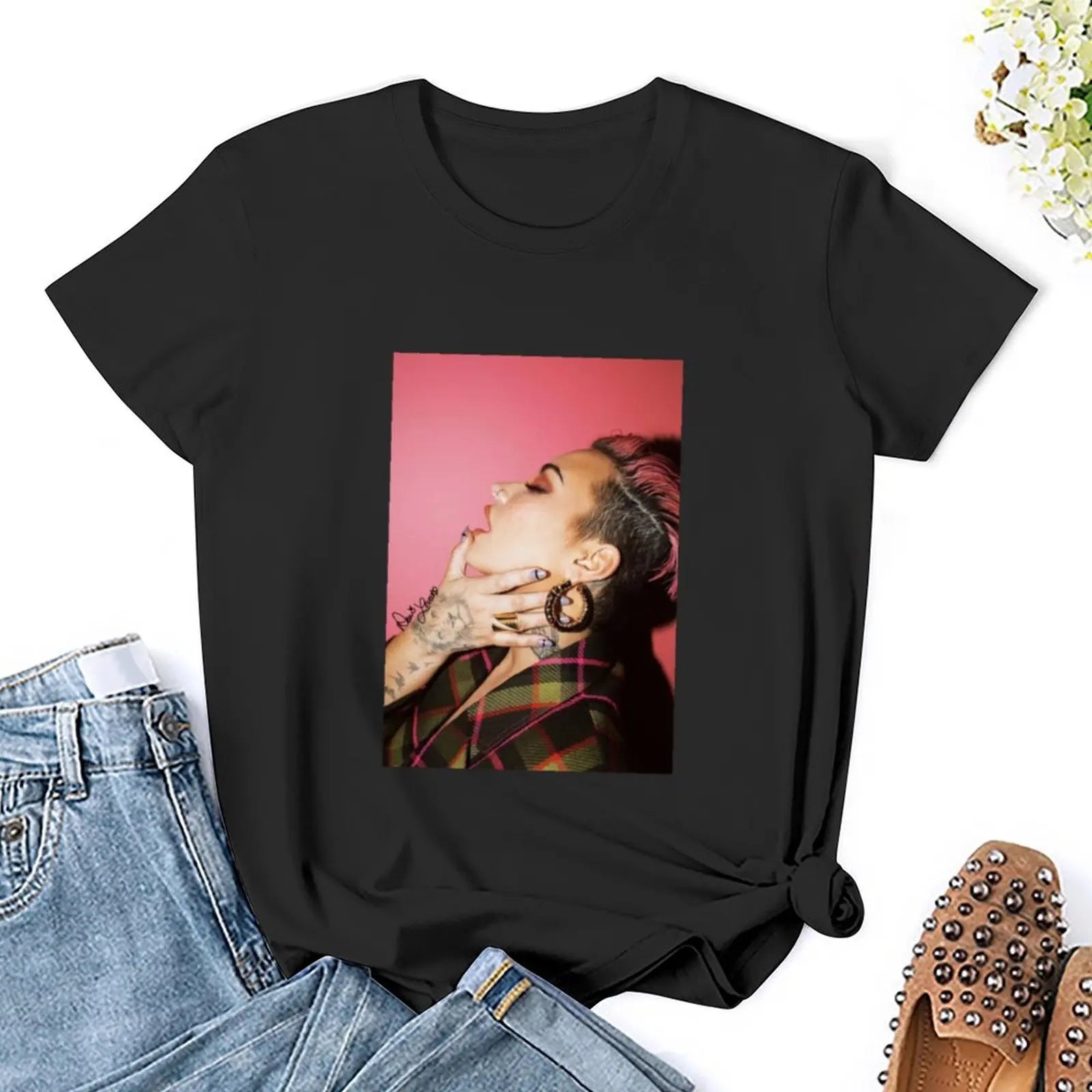 Demi Lovato T-Shirt kawaii clothes Short sleeve
