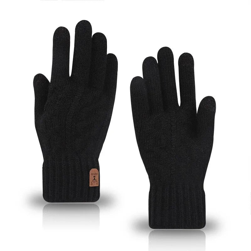 men's warm gloves winter touch screen