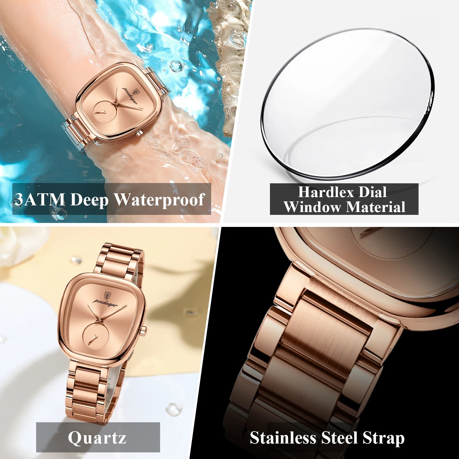 Luxury Watch for Woman Waterproof