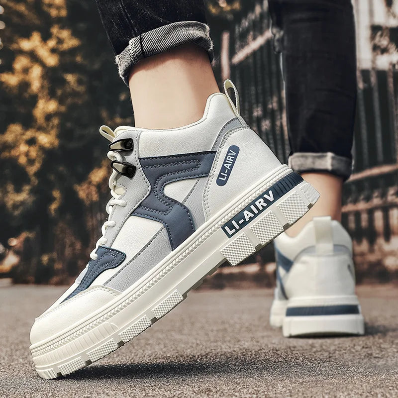 Mens Boots Casual Winter Leather Designer