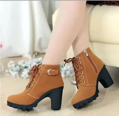 Winter  High Heeled Women Boots