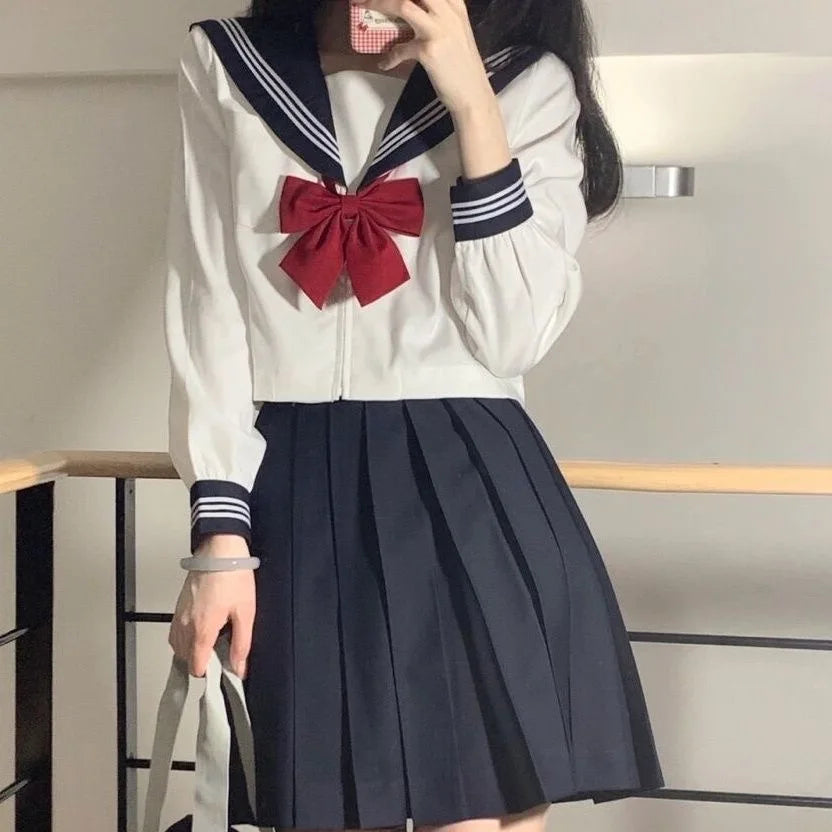 Japanese School Uniform Girl Jk Suit Sexy Spring