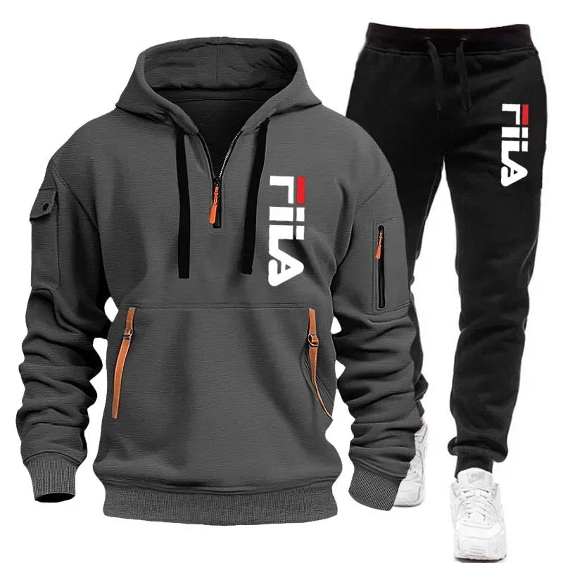 Men's Tracksuit Hooded Trousers two-piece Men's and Women's