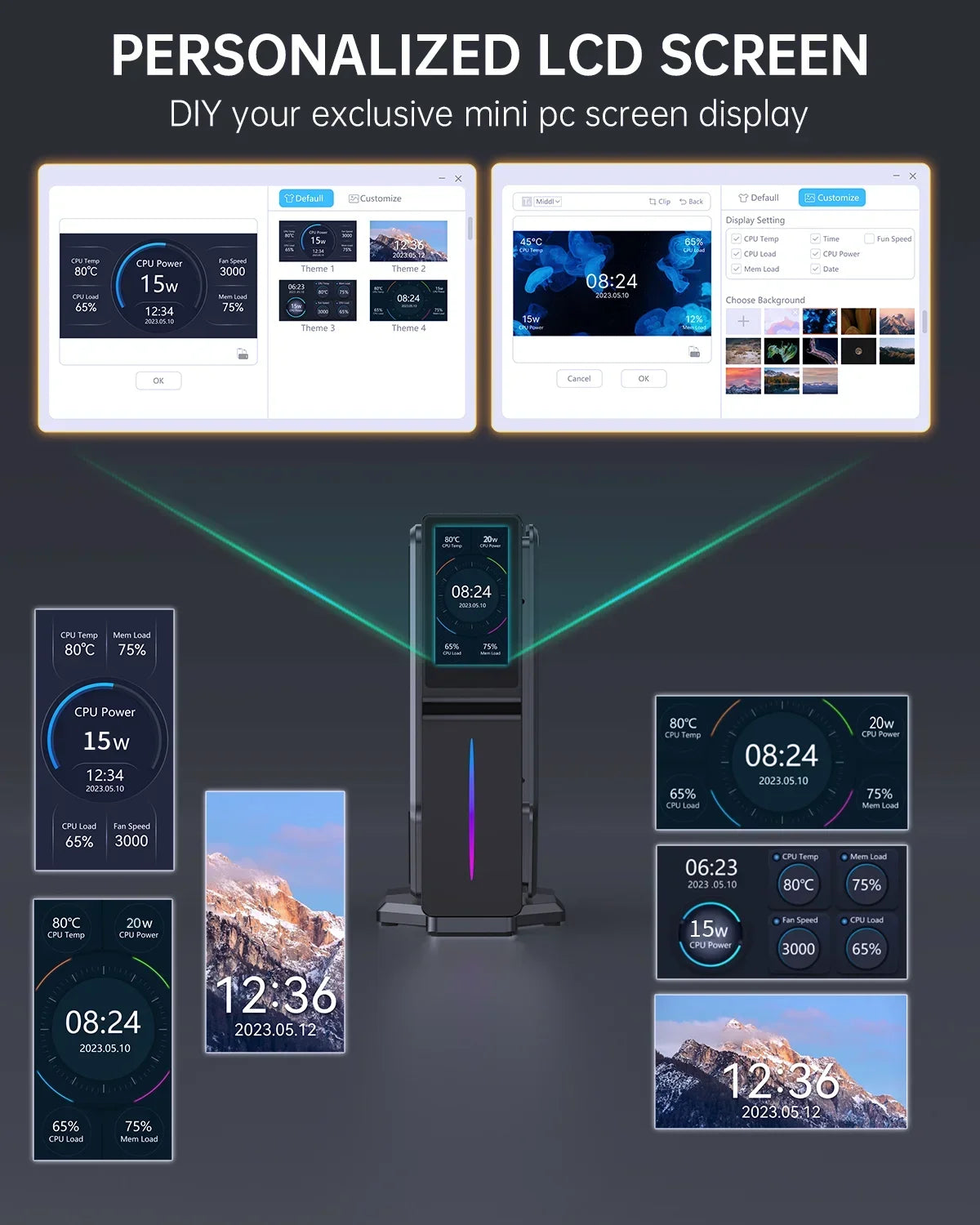 SZBOX Alder Lake-N N97 up 3.6Ghz TDP 25W MINI PC