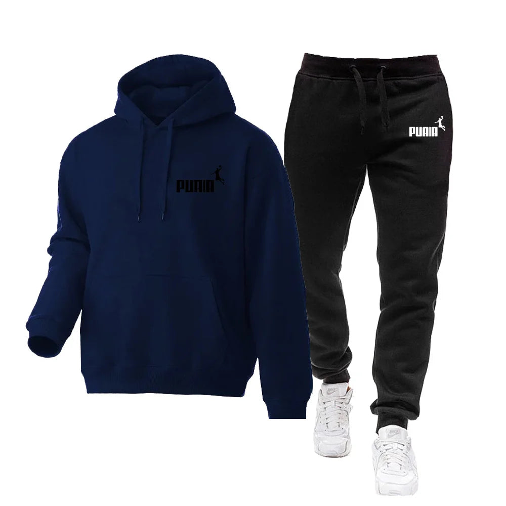 Sweater Male Set Sport Pants Men's Tracksuit Women Sports