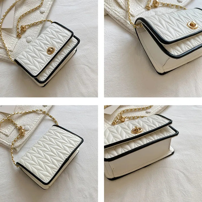 Women's Shoulder Bag Simple Chain Texture