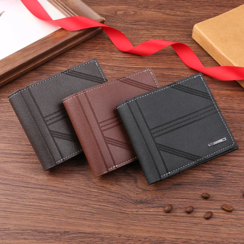 Mens Short Wallet  Soft Leather