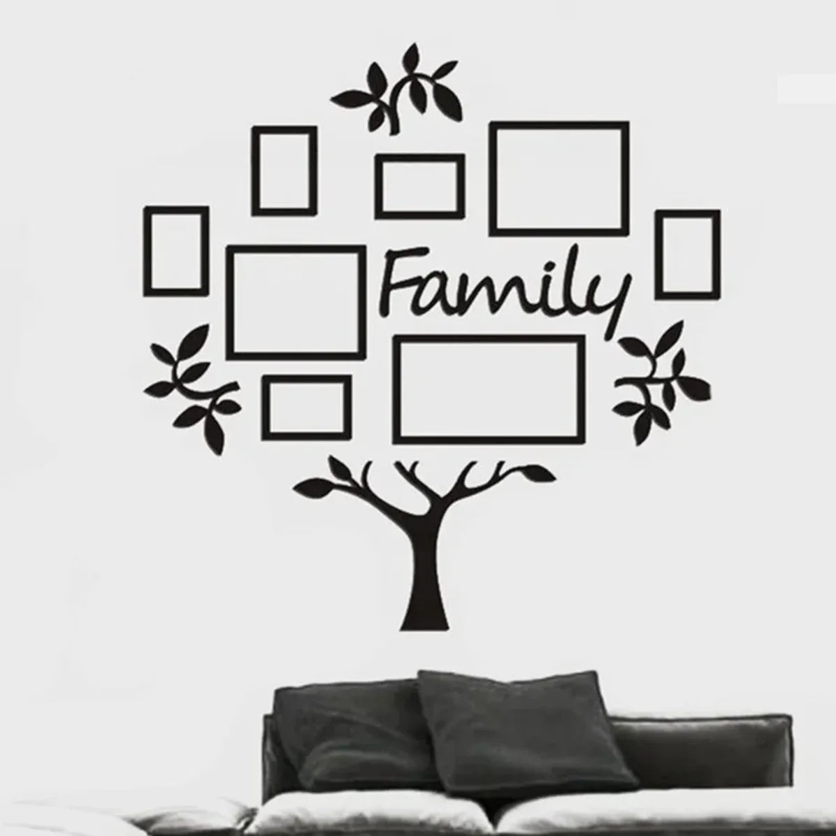 3D Family Photo Frame Wall Sticker