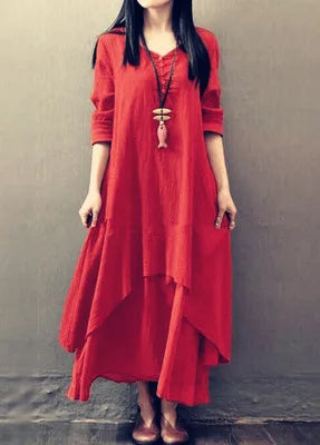 Women Kurties Pakistani Long Sleeve Maxi Dresses